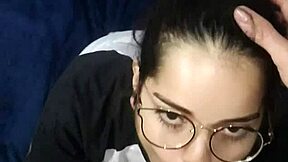 pretty white girl sucks deep with perfect ass and hot pussy