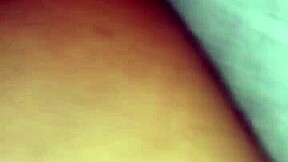 Girlfriend flashes skinny tits and fingers wet pussy publicly in bedroom tease