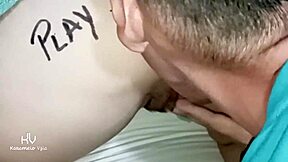 Tease Daddy's Tongue on My Juicy Asshole and Big Pussy Lips