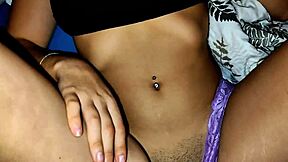 18yo big ass latina sis rides rough creampie squirt in tight pussy