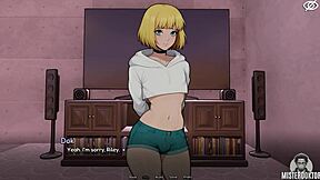 wanna bunk with this femboy and stroke his cumshot dildo play?