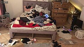 Horny Teens Party with PUSSY Wedgie Thongs and Boob Pasties Try-On!