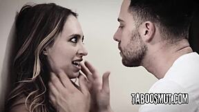 Stepsis and Stepbro Bang Hard in Step-Parents' Bedroom