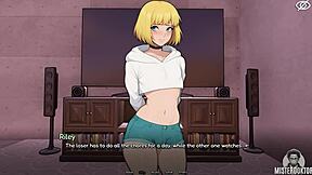 wanna bunk with this femboy and stroke his cumshot dildo play?