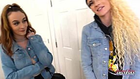 wanna see petite lola and skinny sassy share dick till cum?