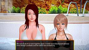 my new family stepmom and sis play naughty games together