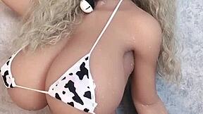 155cm cosplay sex doll with big tits ready for pussy pounding fun