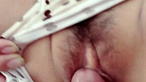 little by little, my horny indian neighbor starts rubbing her wet pussy on me while watching a movie in pov