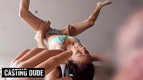 skinny colombian milf bent over stuffed full monster cock amateur casting