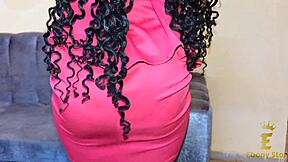 curvy ebony babe bends over for massive doggystyle birthday pounding