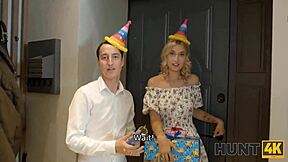 Hunt4k: Boyfriend Profits as Girlfriend Fucks for Cash!