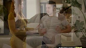 Stepson ravages hot big-titted stepmom's hairy pussy!! You won't believe this taboo action!