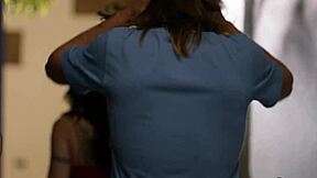 Perv STEPBRO Silences ASIAN STEPSIS Lulu Chu's Mouth with COCK