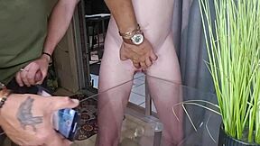 She humps table horny after masturbating with him