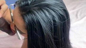 best friend lets me deepthroat his monster cock first time