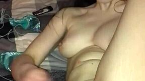 akprettytoes slaps shaved pussy hard for daddy watch it drip sexy