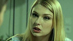 Naughty lesbian boss Kitana Lure seduces accountant Lucy Heart for office pussy licking and fucking in 4K