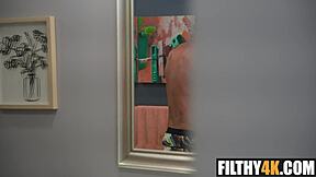 Step-daughter yumi takes one last hardcore pounding pov petite tits