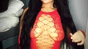 Slutty British Girlfriend's Horny Webcam Solo Squirts Wildly