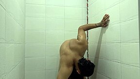 incredible real couple sex in steamy shower