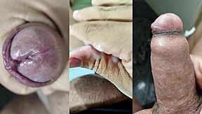 Don't you love watching my phimosis small cock jerk and cum while my young girlfriend fingers her juicy pussy and tits to orgasm part 20?