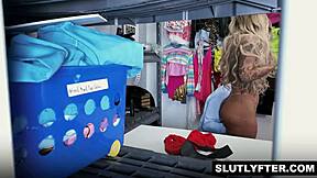 Pervy Officer Marzo Gets Sloppy Double BJ from Shoplifter Sluts Kali Roses and Lola Cheeks!