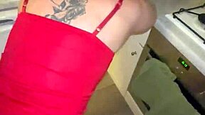 Stepsis sucked me good then sofa fuck kitchen bang she luvs it!!