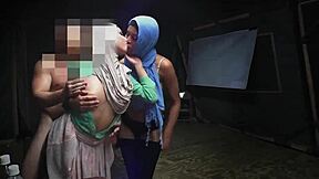 Petite army teen desk blowjob then anal first time sneak