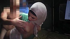 Petite army teen desk blowjob then anal first time sneak