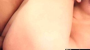 Young hottie tight pussy wrecked by rough ride