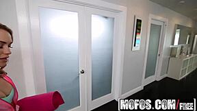 Mia Malkova's Yoga Pussy Stretched In Intimate Bathroom Masturbation Sex Tape