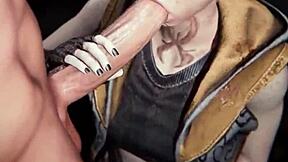 teen crams anal beads in ass deepthroats cock hard!