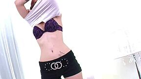 😍 cute blue-eyed Alexis Blaze slurps huge cock in POV blowjob!! messy facial cumshot 💦💦