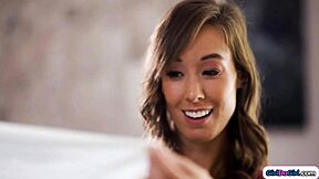 asian stepmom stepdaughter finger lick squirt fest