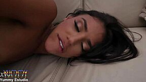 Super cute tranny grazyeli gets anal dap fucked! 🍑💦