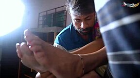 desi mallu bhabhi takes hardcore threesome pounding from two electricians upstairs!