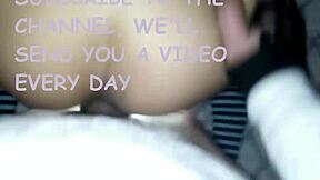 my wife pegs my ass with double dildo deep