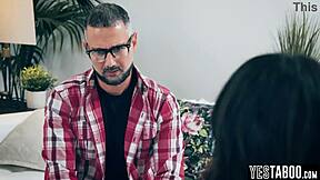 mature stepdad uh caring fucks stepdaughter's hairy pussy good