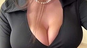 Why settle for less when stepmom's big tits beg for it?