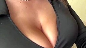 Why settle for less when stepmom's big tits beg for it?