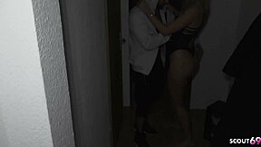 German blonde teen bitch, disco pickup for raw flat fuck?