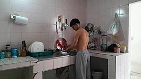 colombian teen spreads legs for tenant's cock in her vagina