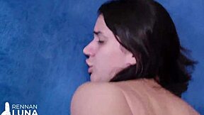 Fat ass Brazilian teen gaped deep by monster cock squirting