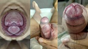 SMALL COCK CUMSHOT COMP WITH GF'S TIGHT PUSSY SQUIRT!