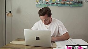 Latina Milf Stepsister Blows Fucks Stepbro In Class