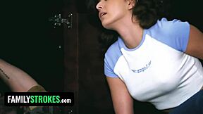 Hot sluts share stepdads huge cock to lift house curse 😈🍆