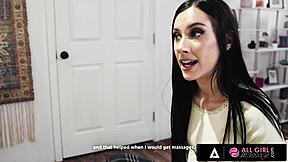 Jazmin Luv Cheers Lily Larimar with Hot Lesbian Massage Fuck