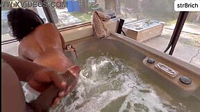 ATL ANAL QUEEN GETS HORNY IN TUB WITH ROOMMATE STR8RICH BBC!