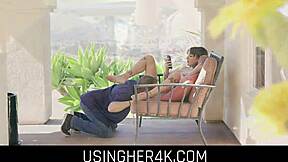 family freeuse: tattooed teen stepdaughter's big tits milf toy! 🔥