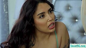 blonde stepsisters vanessa sky delilah day grind faces in lesbian lick fest